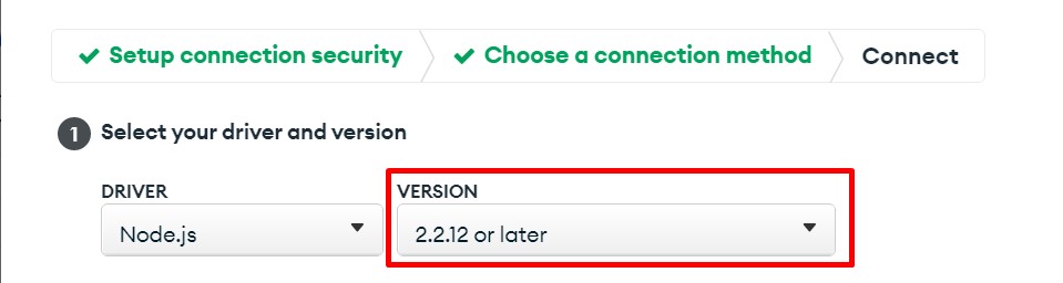 Selecting version 2.2.12 or later